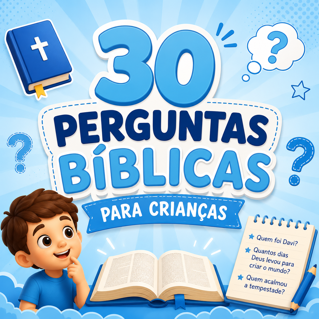 30 Perguntas Bíblicas Para Crianças